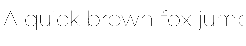 Preview of Neulis Sans Hairline font