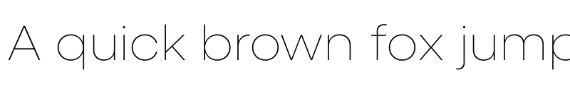 Preview of Neulis Sans Thin font