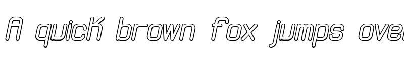 Preview of Neural Outline (BRK) Regular font