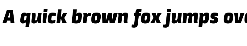 Preview of Neuron Angled Black Italic font