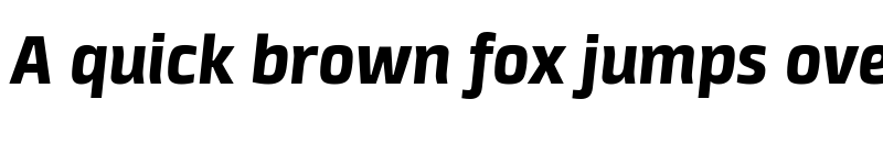 Preview of Neuron Angled ExtraBold Italic font