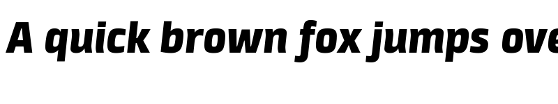 Preview of Neuron Angled Heavy Italic font