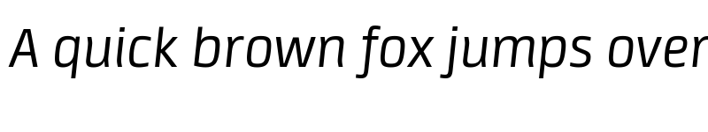Preview of Neuron Angled Light Italic font
