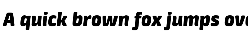 Preview of Neuron Black Italic font