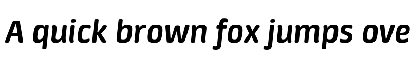 Preview of Neuron Bold Italic font