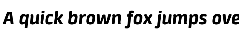 Preview of Neuron ExtraBold Italic font