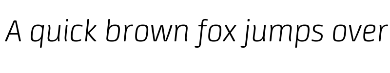 Preview of Neuron ExtraLight Italic font