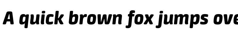 Preview of Neuron Heavy Italic font