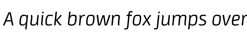 Preview of Neuron Light Italic font
