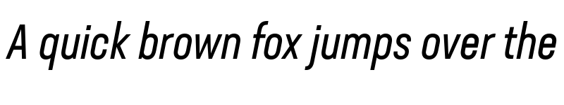 Preview of Neusa Next Std Compact Italic font