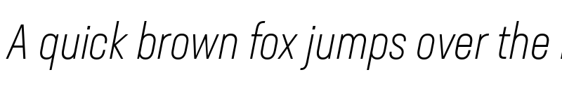 Preview of Neusa Next Std Compact Light Italic font