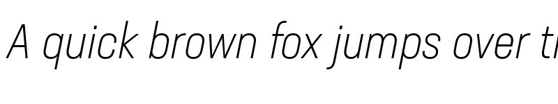 Preview of Neusa Next Std Condensed Light Italic font