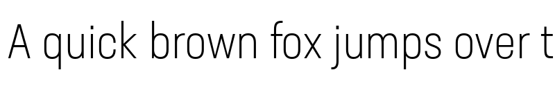 Preview of Neusa Next Std Condensed Light font