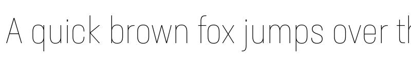 Preview of Neusa Next Std Condensed Thin font