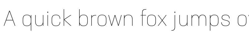 Preview of Neusa Next Std Thin font