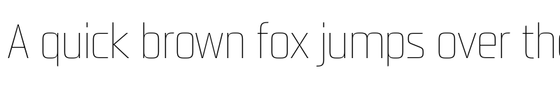 Preview of Neusharp Thin Condensed font