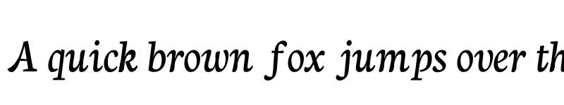 Preview of Neuton Cursive Regular font