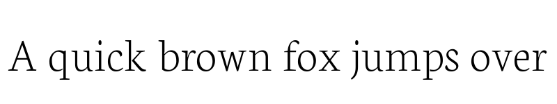 Preview of Neuton ExtraLight font