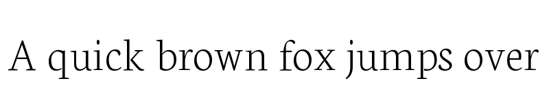 Preview of Neuton Extralight font