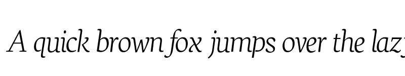 Preview of Neuton ExtralightItalic font