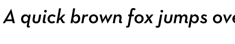 Preview of Neutra Text TF Demi Italic Alt font