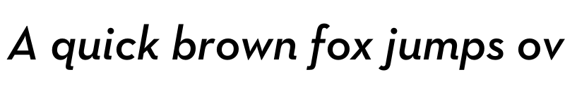 Preview of Neutraface Text Demi Italic font