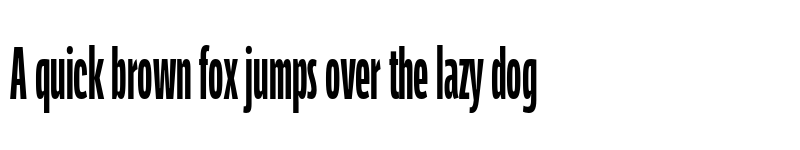 Preview of Neutronic Compressed Extrabold font