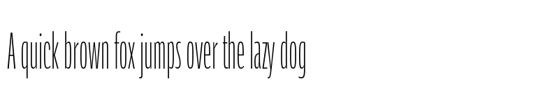 Preview of Neutronic Compressed Extralight font