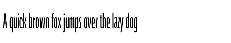 Preview of Neutronic Compressed Regular font