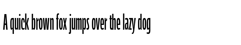 Preview of Neutronic Compressed Semibold font