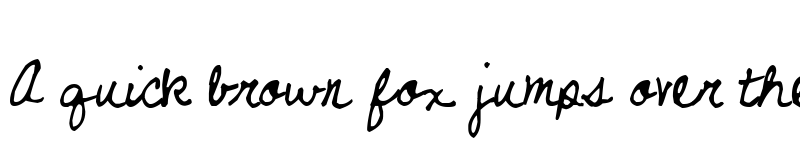 Preview of Never Let Go Regular font