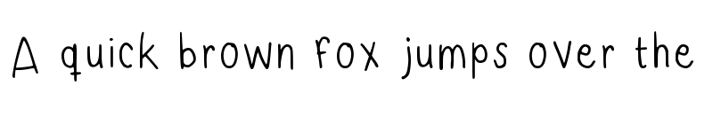 Preview of Never Was A Cloudy Day Regular font