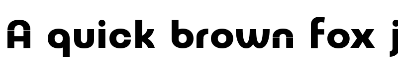 Preview of NeverMind Bauhaus Heavy font