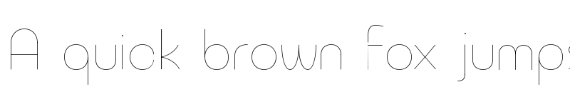 Preview of NeverMind Bauhaus Thin font