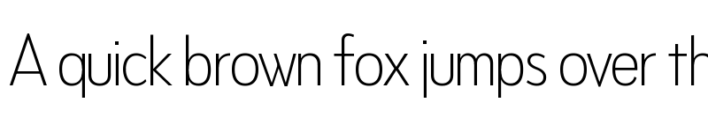 Preview of NeverMind Display Condensed ExtraLight font