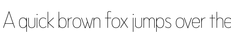 Preview of NeverMind Display Condensed Thin font