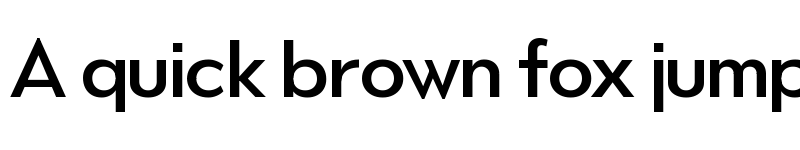 Preview of NeverMind Display DemiBold font