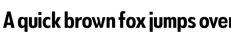 Preview of NeverMind Display ExtraCondensed Bold font