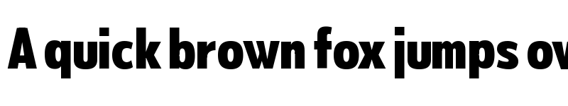 Preview of NeverMind Display ExtraCondensed Heavy font