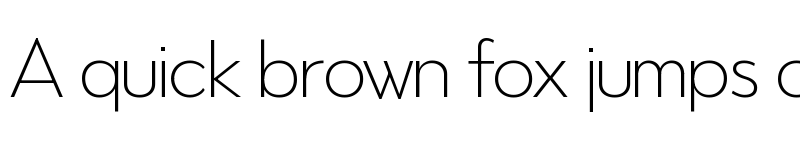 Preview of NeverMind Display ExtraLight font