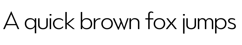 Preview of NeverMind Display Light font