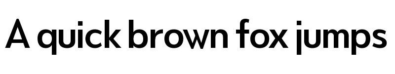 Preview of NeverMind Display SemiCondensed DemiBold font