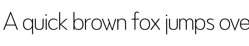 Preview of NeverMind Display SemiCondensed ExtraLight font