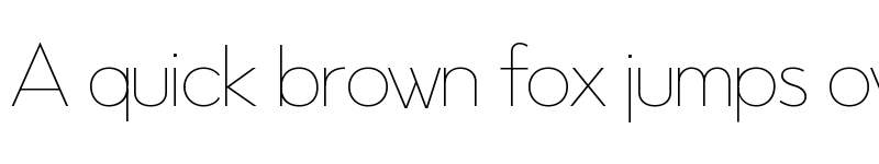 Preview of NeverMind Display Thin font