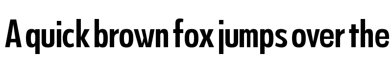 Preview of NeverMind Display UltraCondensed DemiBold font