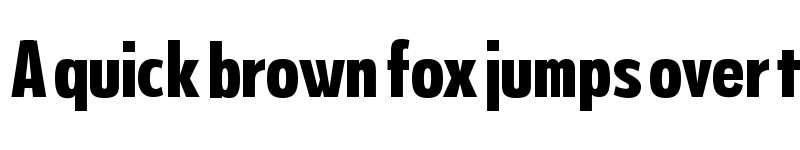 Preview of NeverMind Display UltraCondensed Extrabold font