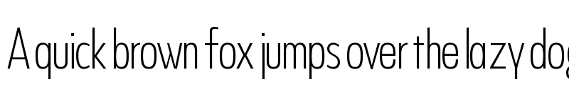 Preview of NeverMind Display UltraCondensed ExtraLight font