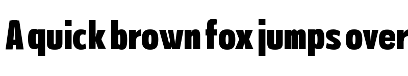 Preview of NeverMind Display UltraCondensed Heavy font