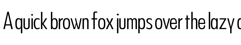 Preview of NeverMind Display UltraCondensed Light font