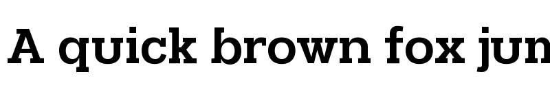 Preview of NeverMind Slab Bold font